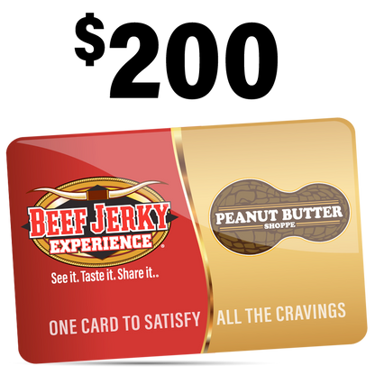 Beef Jerky Experience + Peanut Butter Shoppe Gift Card